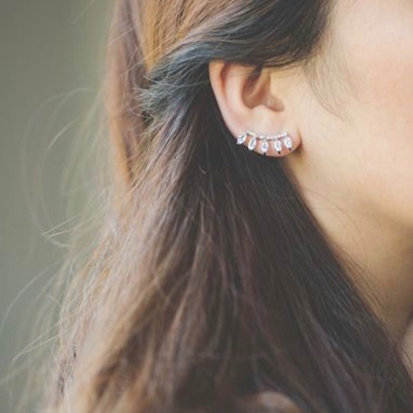 mam262 Jewelry - Silver Crystal Earring Set